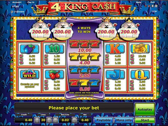 4 king slots no deposit bonus